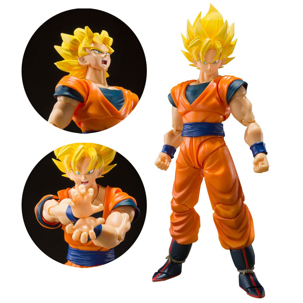 Dragon Ball Z Super Saiyan Full Power Son Goku S.H.Figuarts Act…