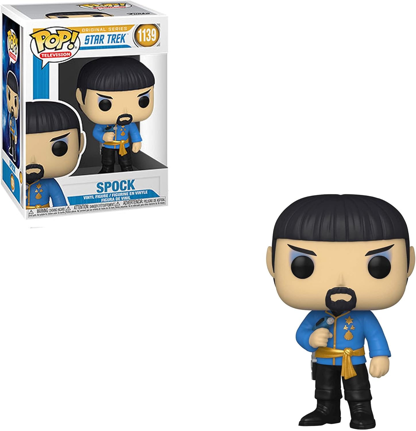 Funko Pop Star Trek Spock Mirror Mirror Outfit