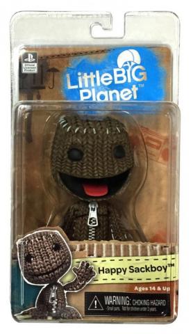NECA Little Big Planet 7 Scale Series 1 Sackboy Happy Action Figure 