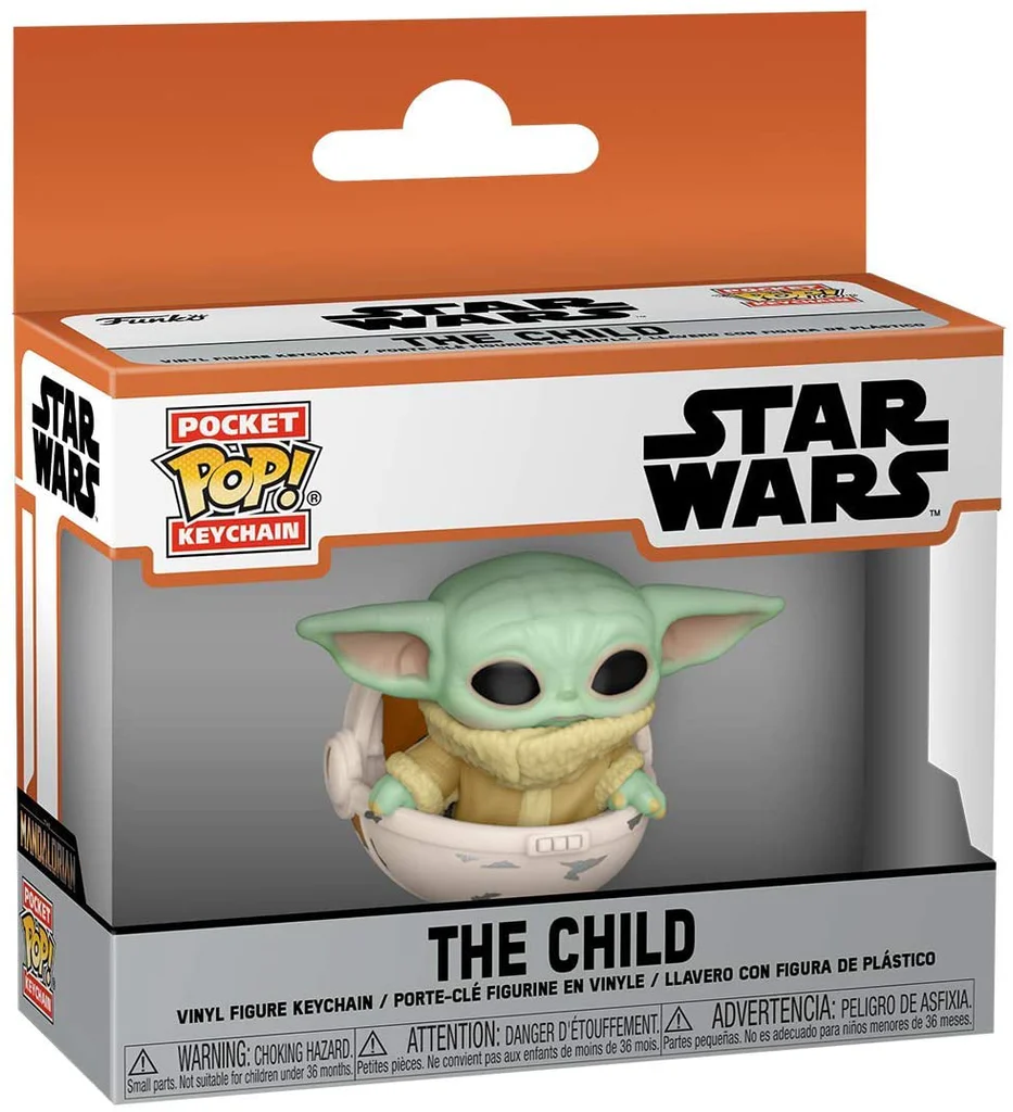Llavero Funko Pop The Mandalorian The Child in Canister      