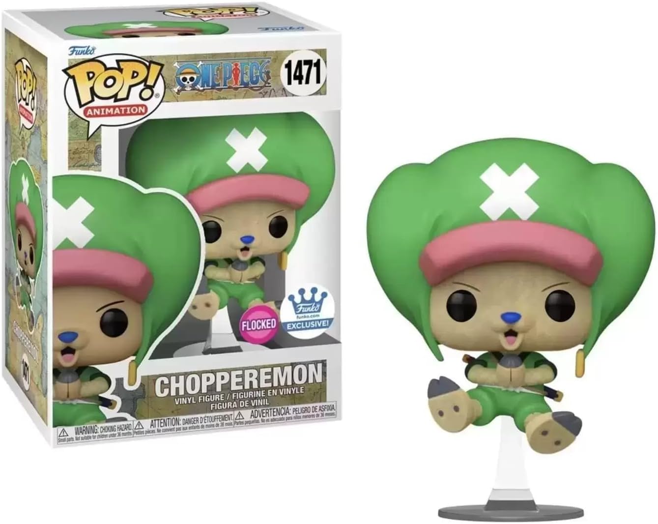Funko Pop One Piece Chopperemon in Wano Flocked Exclusive