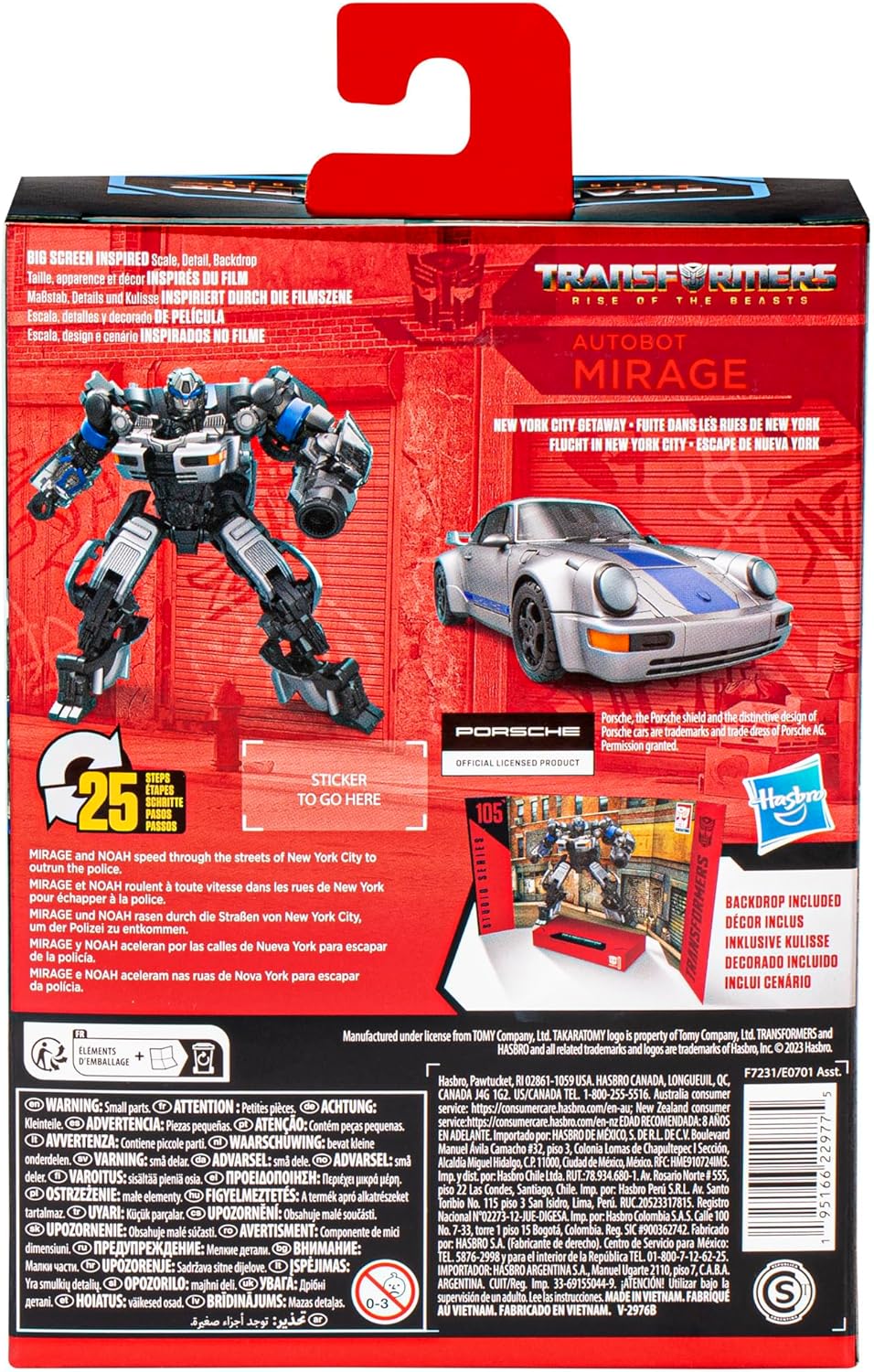 Transformers Studio Series Deluxe Rise of The Beasts 105 Mirage - foto 4