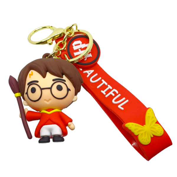 Llavero Goma Harry Potter con Varita