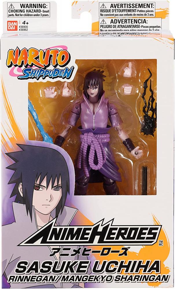 Bandai Anime Heroes Naruto Uchiha Sasuke Rinnegan Mangekyo Sharingan
