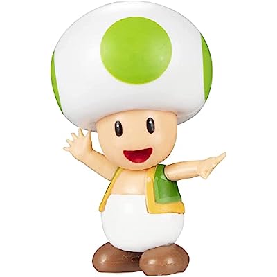 World Of Nintendo Super Mario Green Toad 6.5Cm