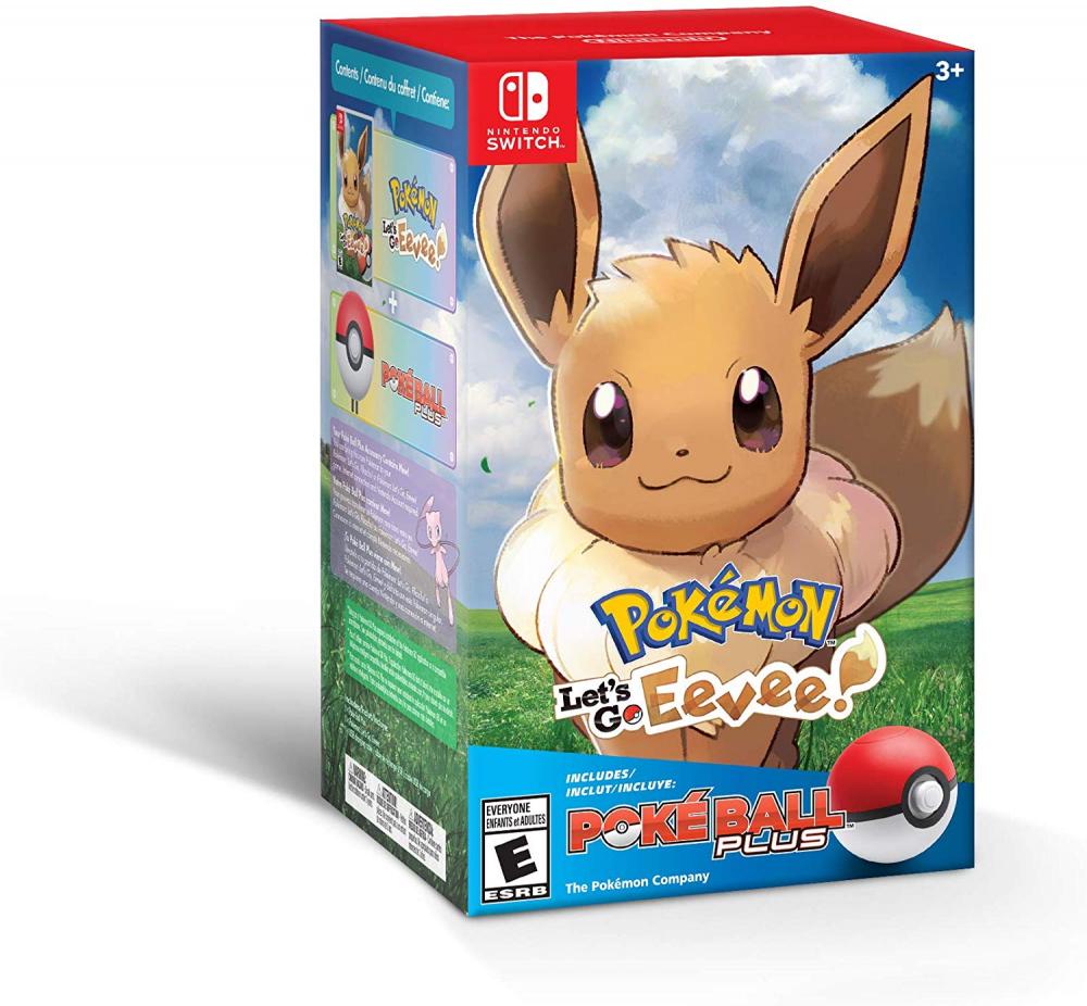 Pokémon: Let’s Go, Eevee! + Poké Ball Plus Pack 