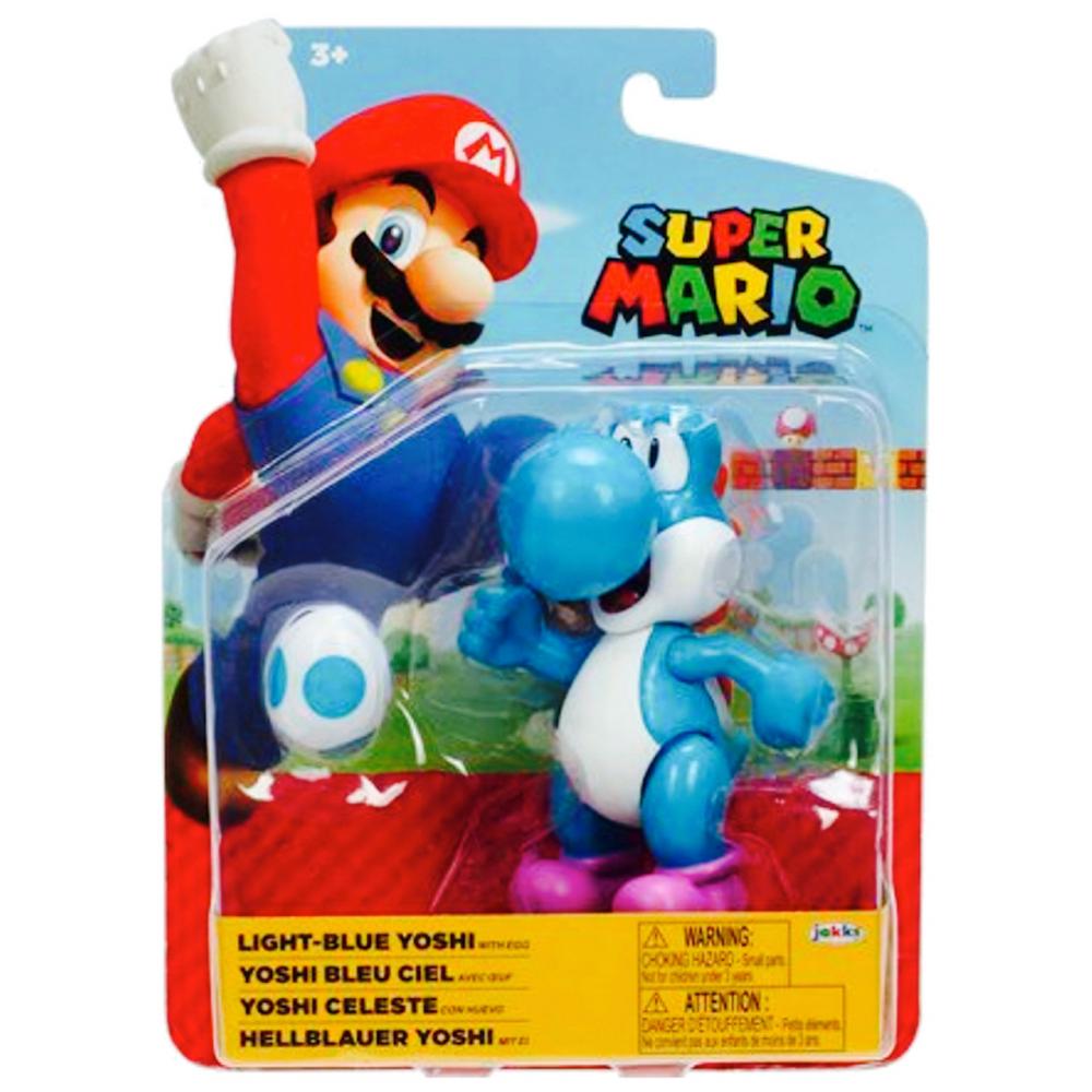 World of Nintendo Blue Yoshi W/ Egg 10Cm