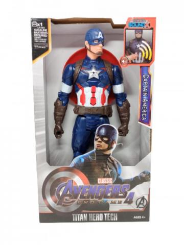 Figura Super Heroes Capitan America 30 CM Con Sonido