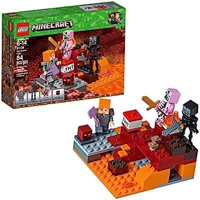LEGO Minecraft the Nether Fight 21139 Building Kit (84 Piece)