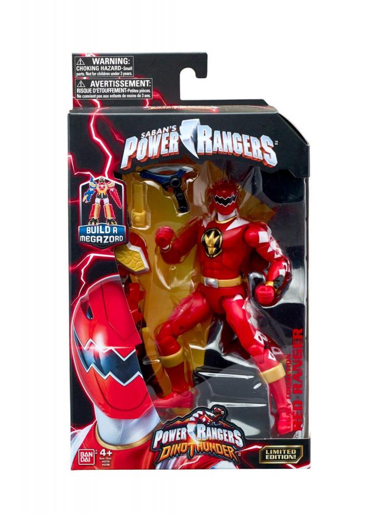 Power Ranger 6.5 Legacy Action Figure, Dino Thunder Red