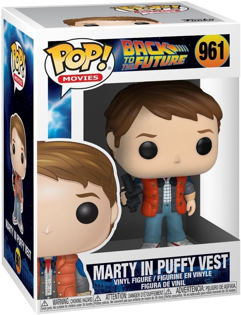 Funko Pop Back to The Future Marty in Puffy Vest