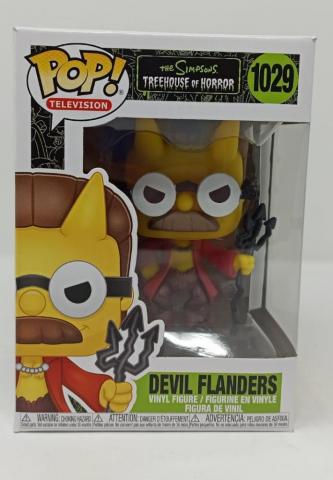 Funko Pop The Simpsons Devil Flanders Caja Dañada