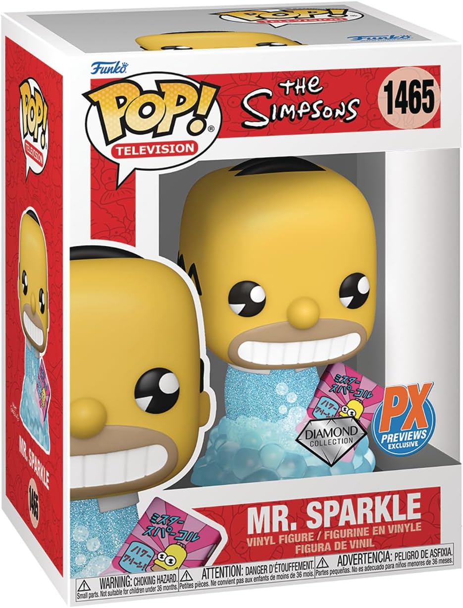 Funko Pop The Simpsons Mr. Sparkle Previews Exclusive