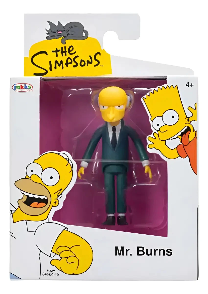 Figura de Acción Articulada de Mr. Burns para Coleccionistas, Los Simpsons Jakks Pacific