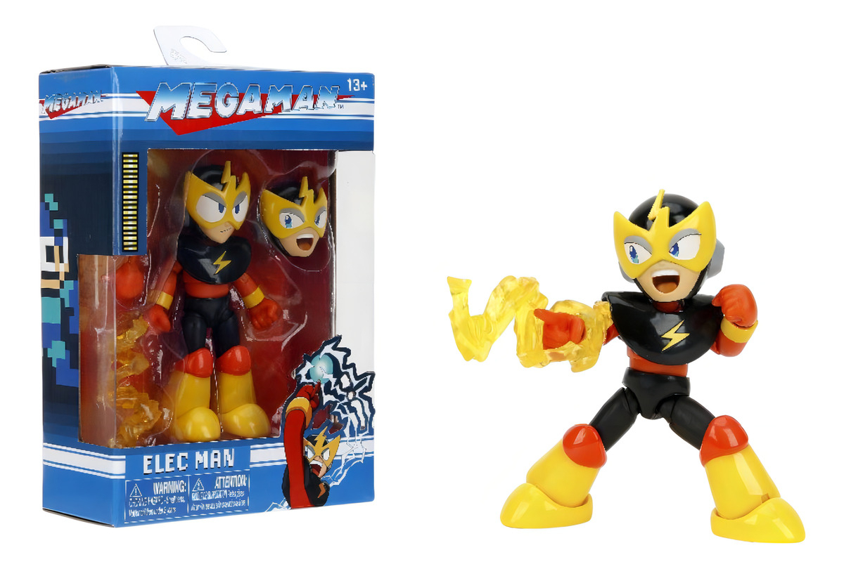 Figura de Acción Articulada Elecman 1/12 Megaman 1 Colección Jada Toys