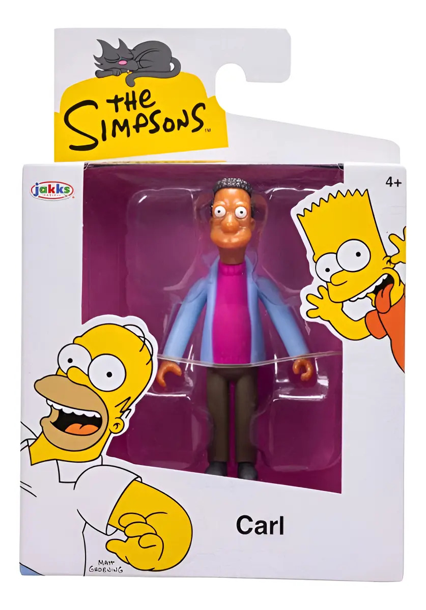 Figura De Acción Jakks Pacific Los Simpsons Carl 2.5