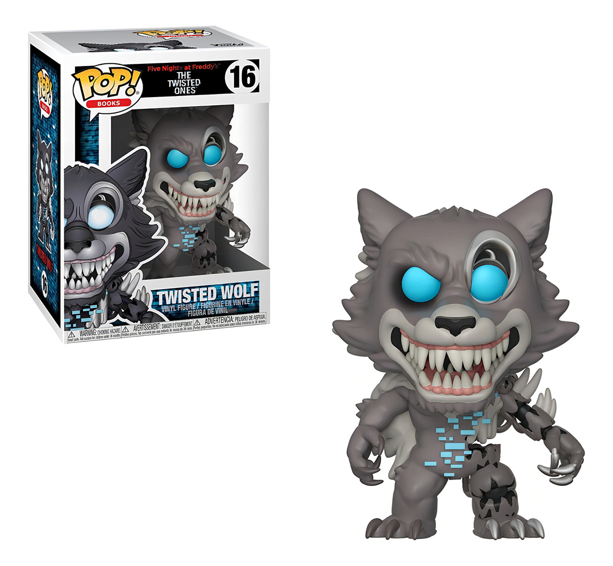 Figura de acción Lobo Twisted 28805 de Funko Pop! Books