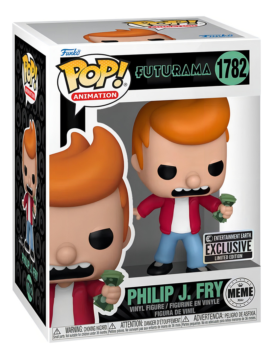 Figura Funko Pop Animation - Futurama - Philip J. Fry - E.e