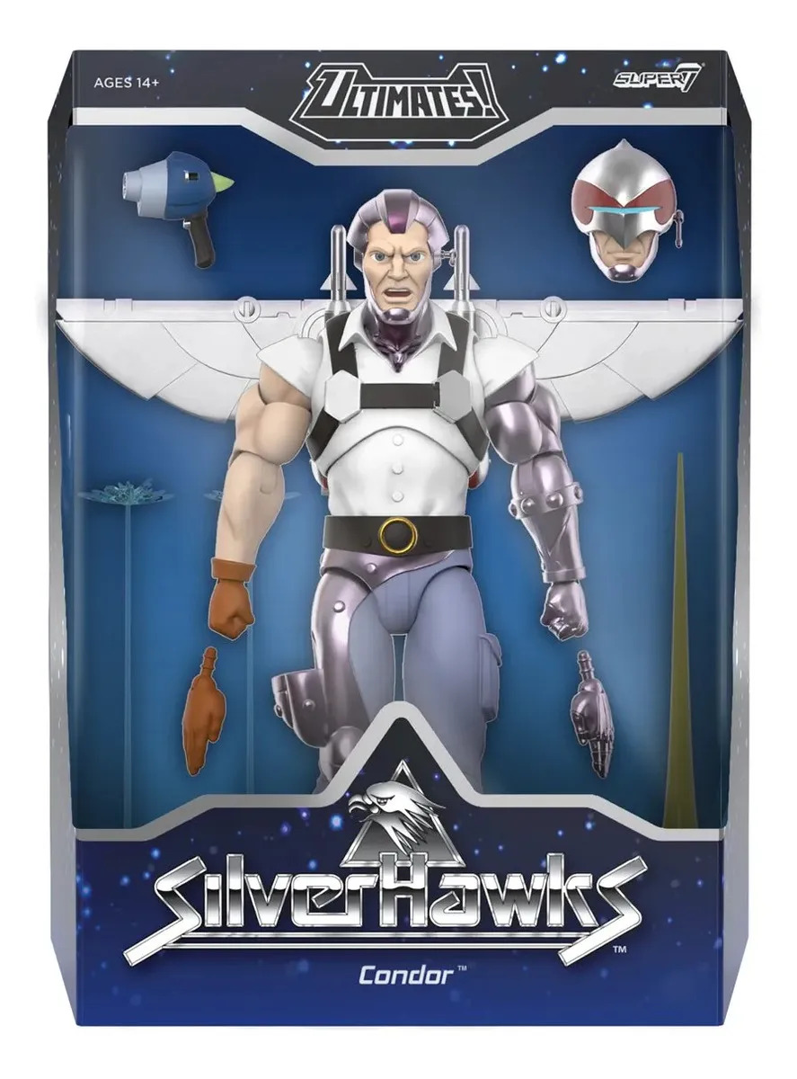 Figura Halcones Galácticos Condor Super 7 Silverhawks