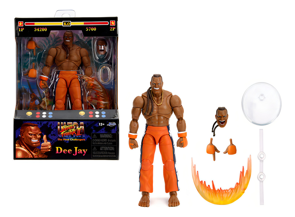 Figura Jada Dee Jay Ultra Street Fighter Ii Articulada