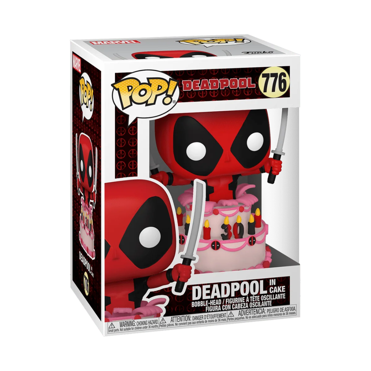 Deadpool 30th Anniversary Deadpool in Cake Funko Pop! Vinyl Figure #776
