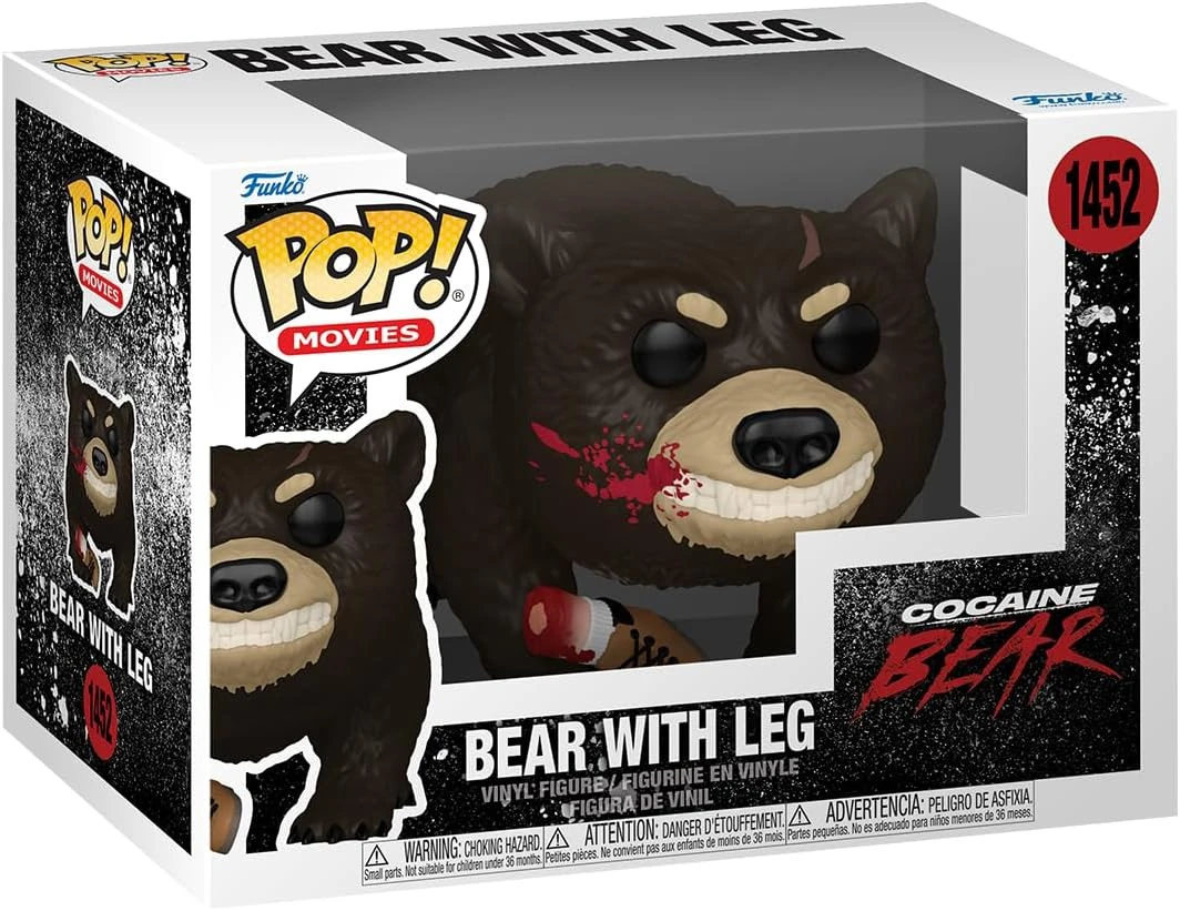 Cocaine Bear with Leg Bloody Funko Pop! Vinyl Figure