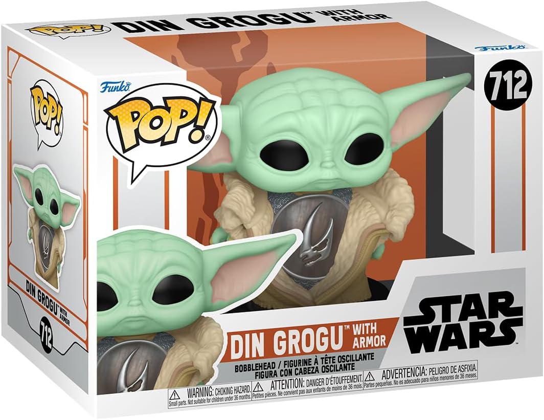 Star Wars: The Mandalorian Din Grogu with Armor Funko Pop! Vinyl Figure #712