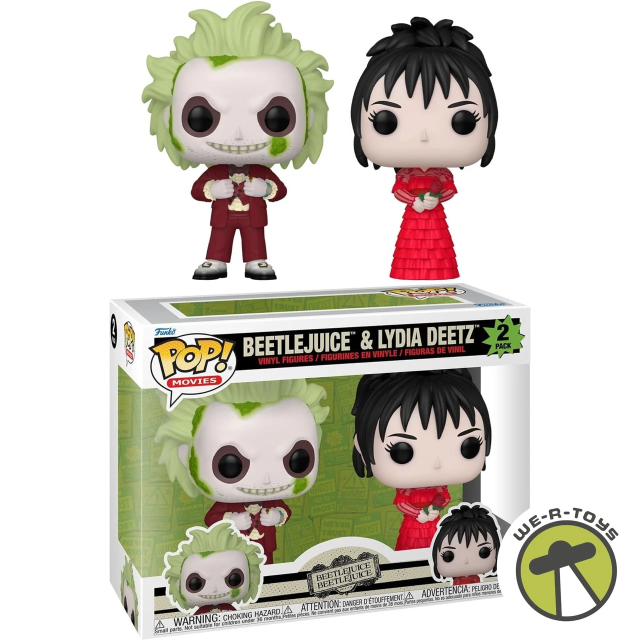 Beetlejuice 2 Beetlejuice & Lydia Deetz Funko Pop! Vinyl Figure 2-Pack