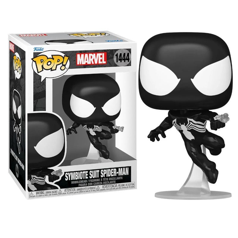 Spider-Man Comics Symbiote Suit Spider-Man Funko Pop! Vinyl Figure #1444