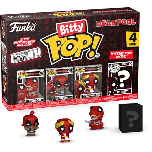 Deadpool Dinopool Funko Bitty Pop! Mini-Figure 4-Pack