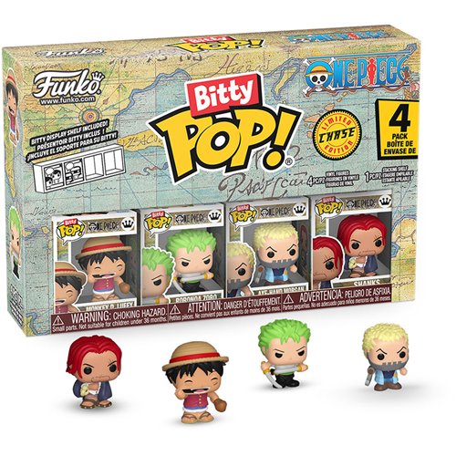 Funko Pop Bitty One Piece Monkey D. Luffy Roronoa Zoro Morgan