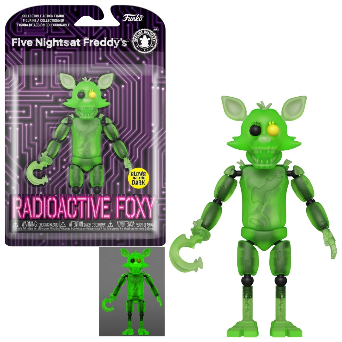 Funko Five Nights at Freddy Radioactive Foxy (Glow in The Dark)