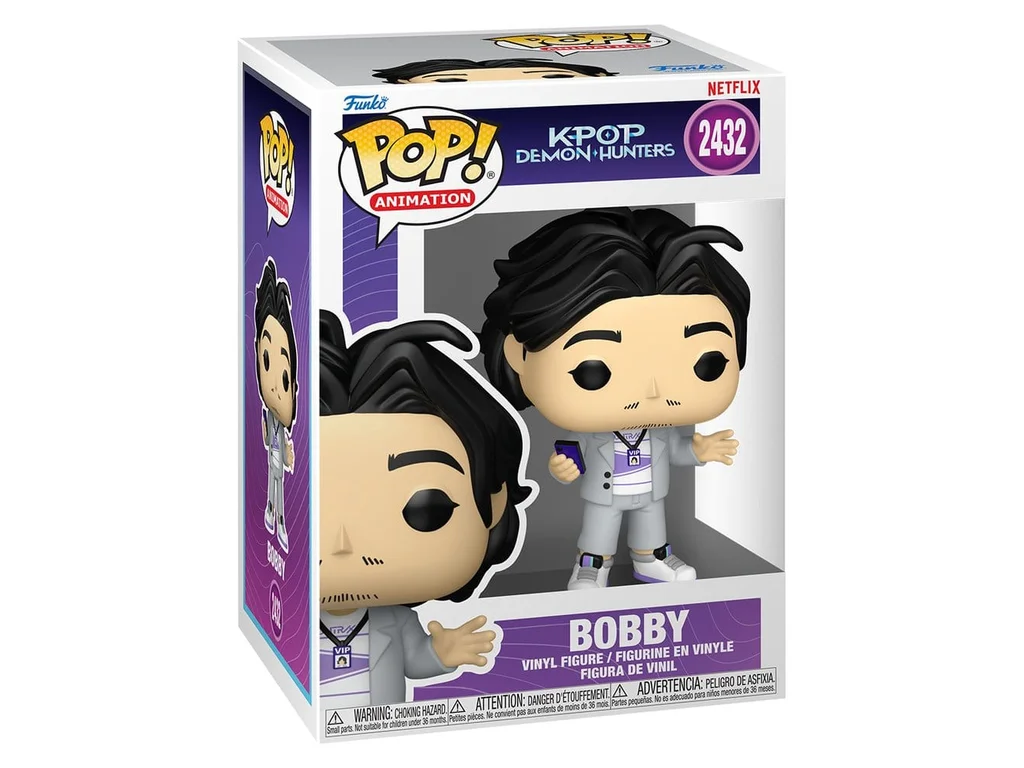 Funko POP! Animation: KPOP Demon Hunters Bobby Vinyl Figure #2432