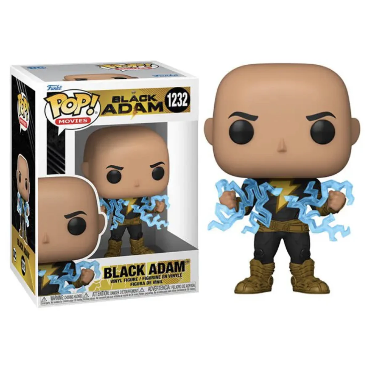 Funko Pop Black Adam No Cape with Lighting Chest