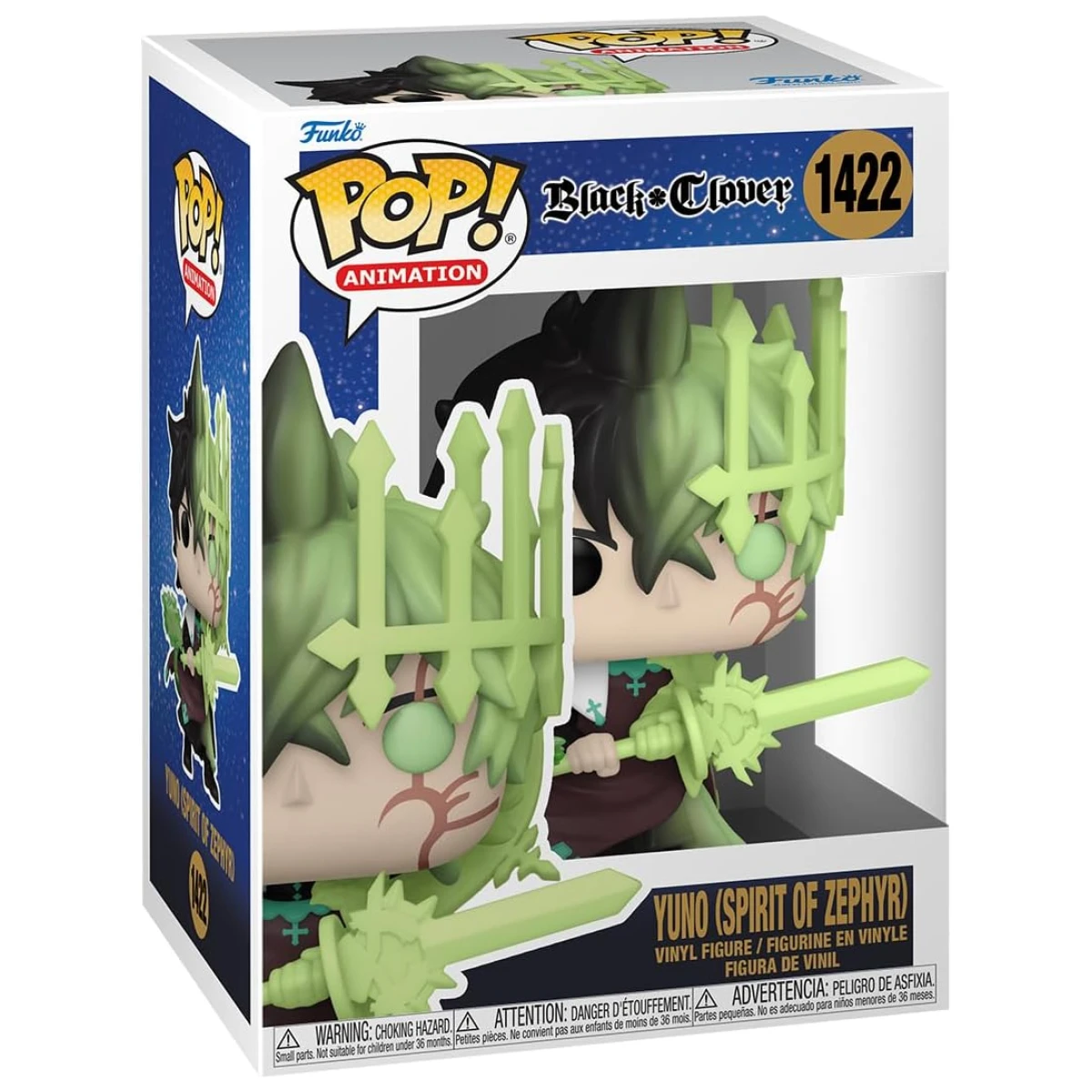 Funko Pop Black Clover Yuno (Spirit of Zephyr)