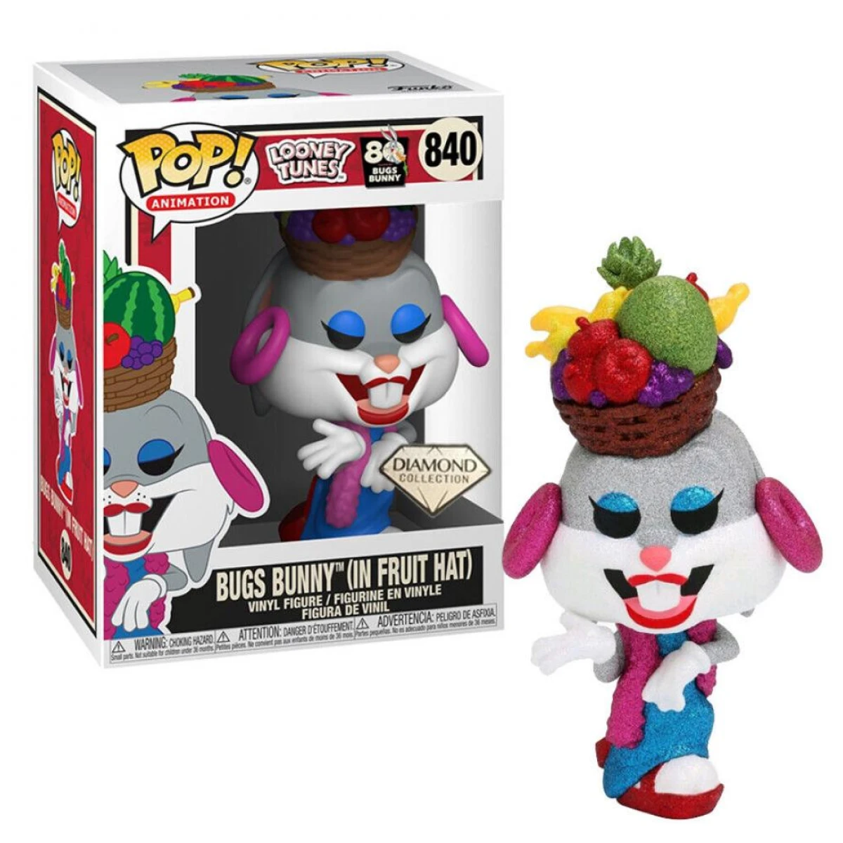 Funko Pop Bugs Bunny Fruit Hat Diamond Exclusive