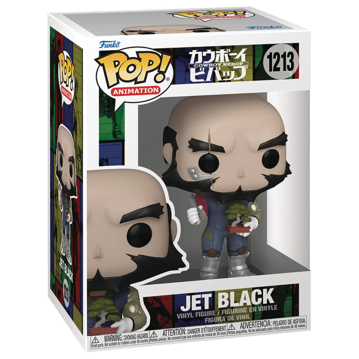Funko Pop Cowboy Bebop Jet con bonsai