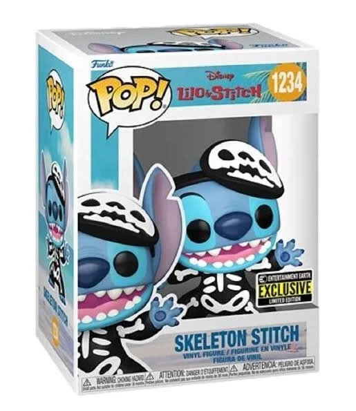 Funko Pop Disney Lilo & Stitch Skeleton Stitch 1234 Special Edition