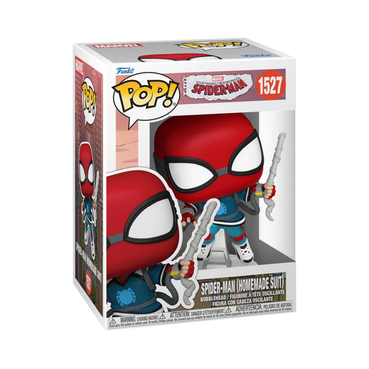 Funko Pop Friendly Neighborhood Spider-Man Homemade Suit 1527