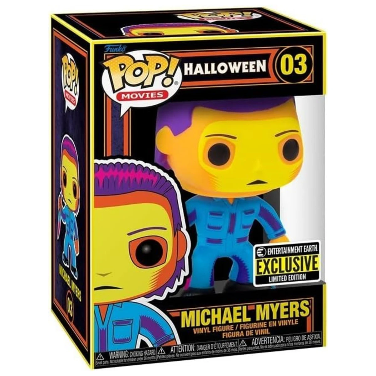 Funko Pop Halloween Michael Myers Black Light EE Exclusive