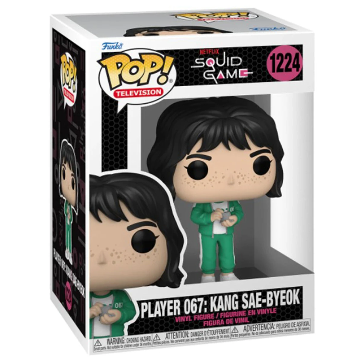 Funko Pop Juego Del Calamar 067 Kang SAE-byeok