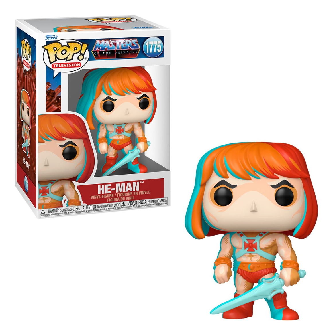 Funko Pop! Los Amos Del Universo He Man Retro Neon