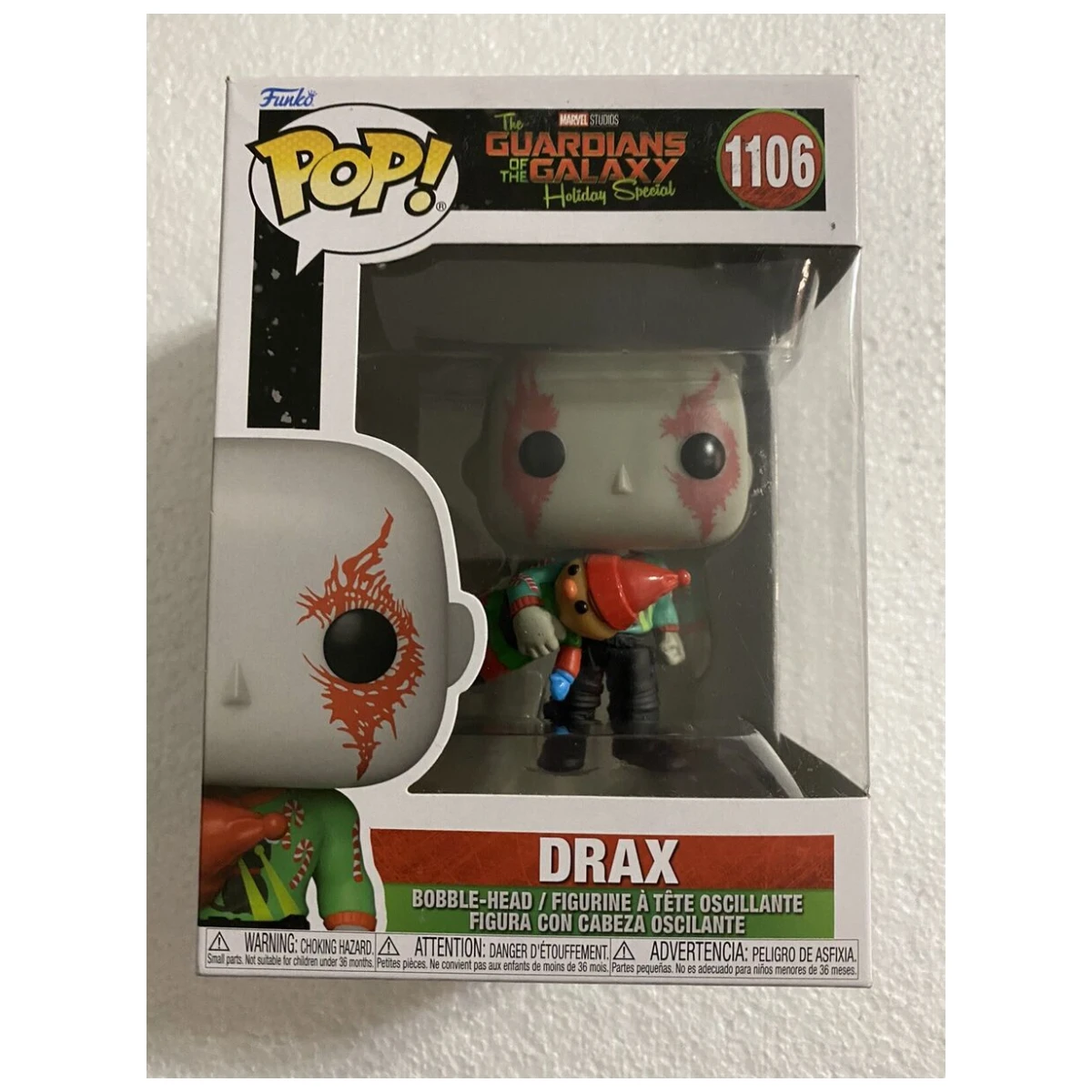 Funko Pop Marvel Holiday Guardians of The Galaxy Drax