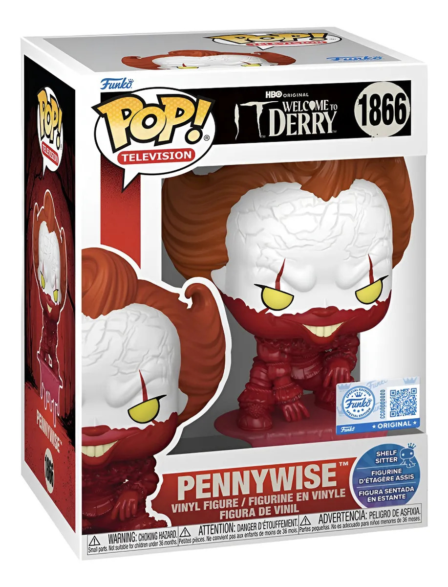 Funko Pop Pennywise #1866 Exclusive Bloody Shelf Sitter