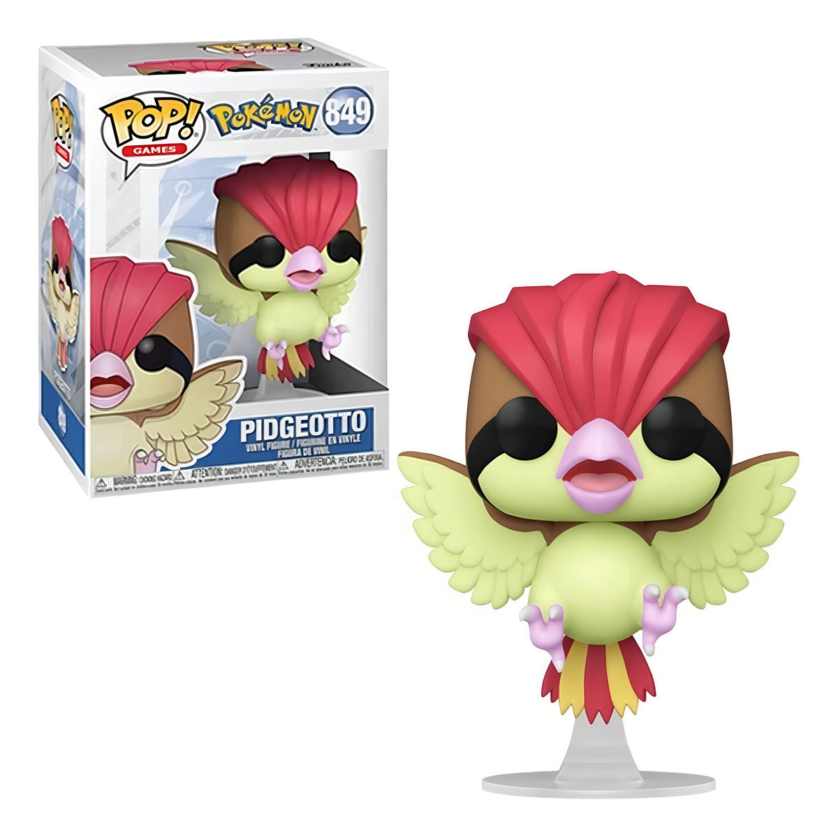 Funko Pop Pidgeotto #849 Pokemon 017 Kanto Original Color Pidgeotto #849 / Kanto 017