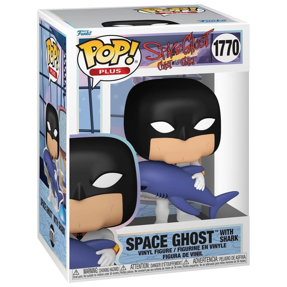 Funko Pop Plus Space Ghost Coast to Coast Space Ghost with Shark