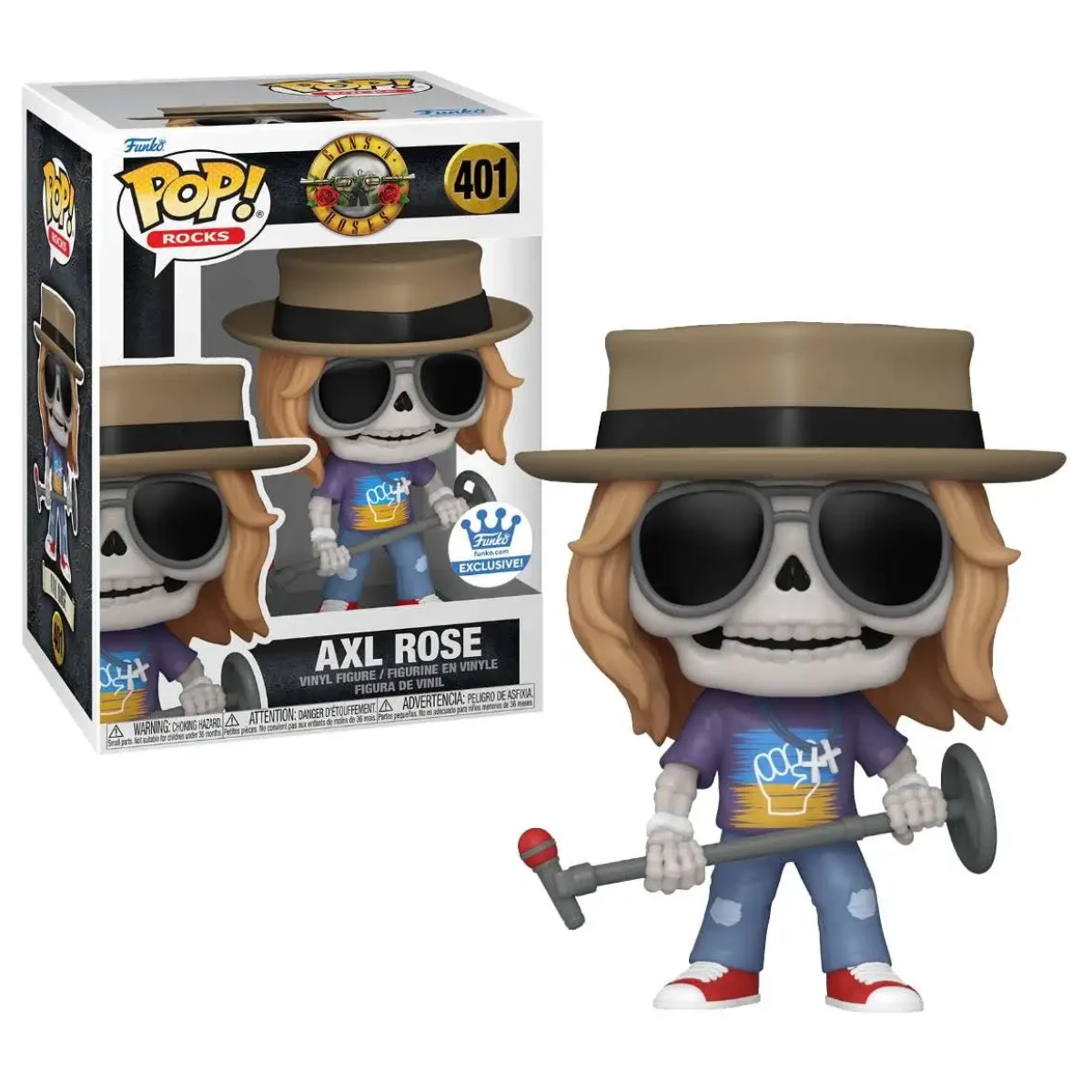 Funko Pop Rocks Guns N Roses 401 Axl Rose Exclusive