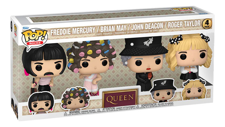 Funko Pop Rocks Queen I Want To Break Free (4 Pack)
