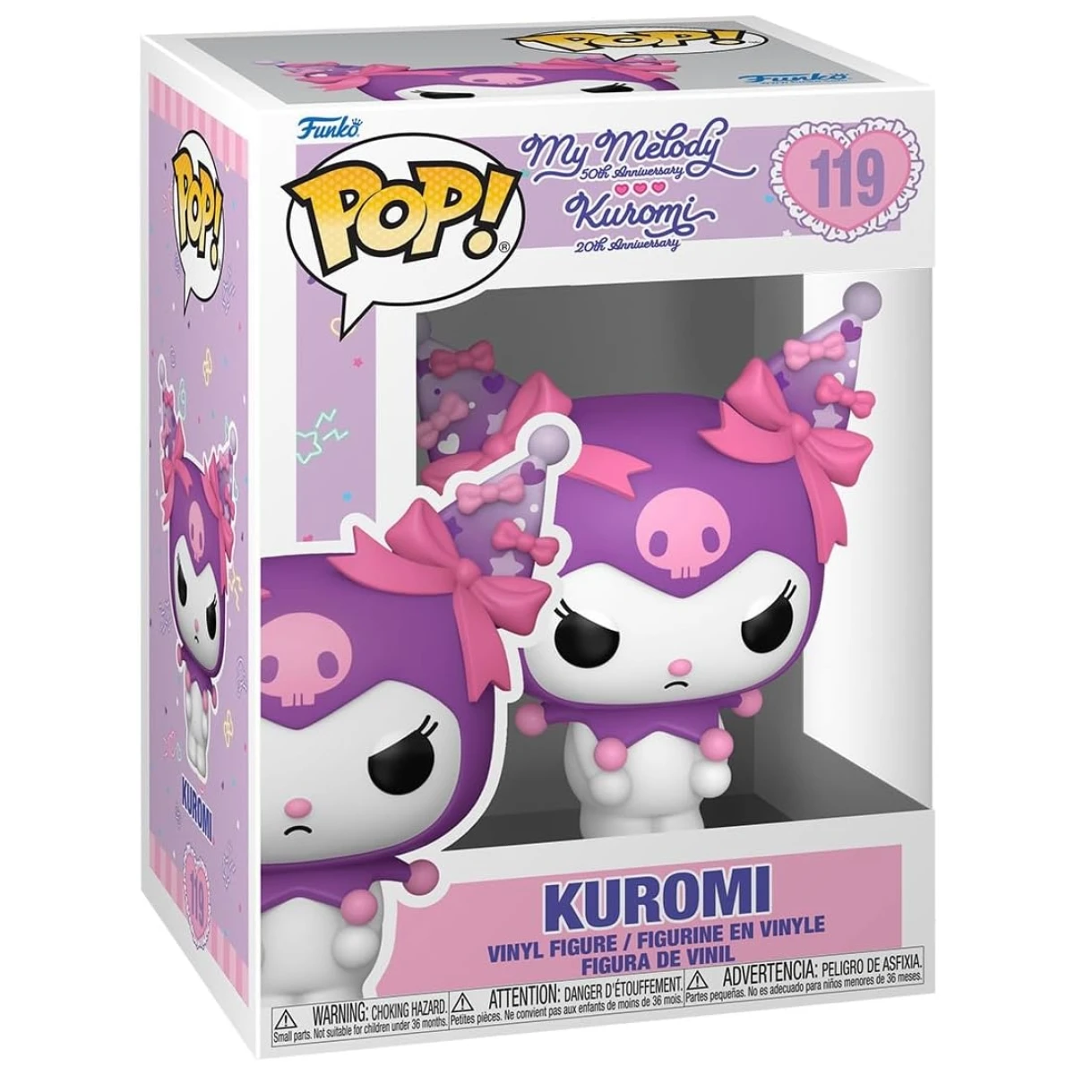 Funko Pop Sanrio: Kuromi 20th Anniversary My Melody 50th