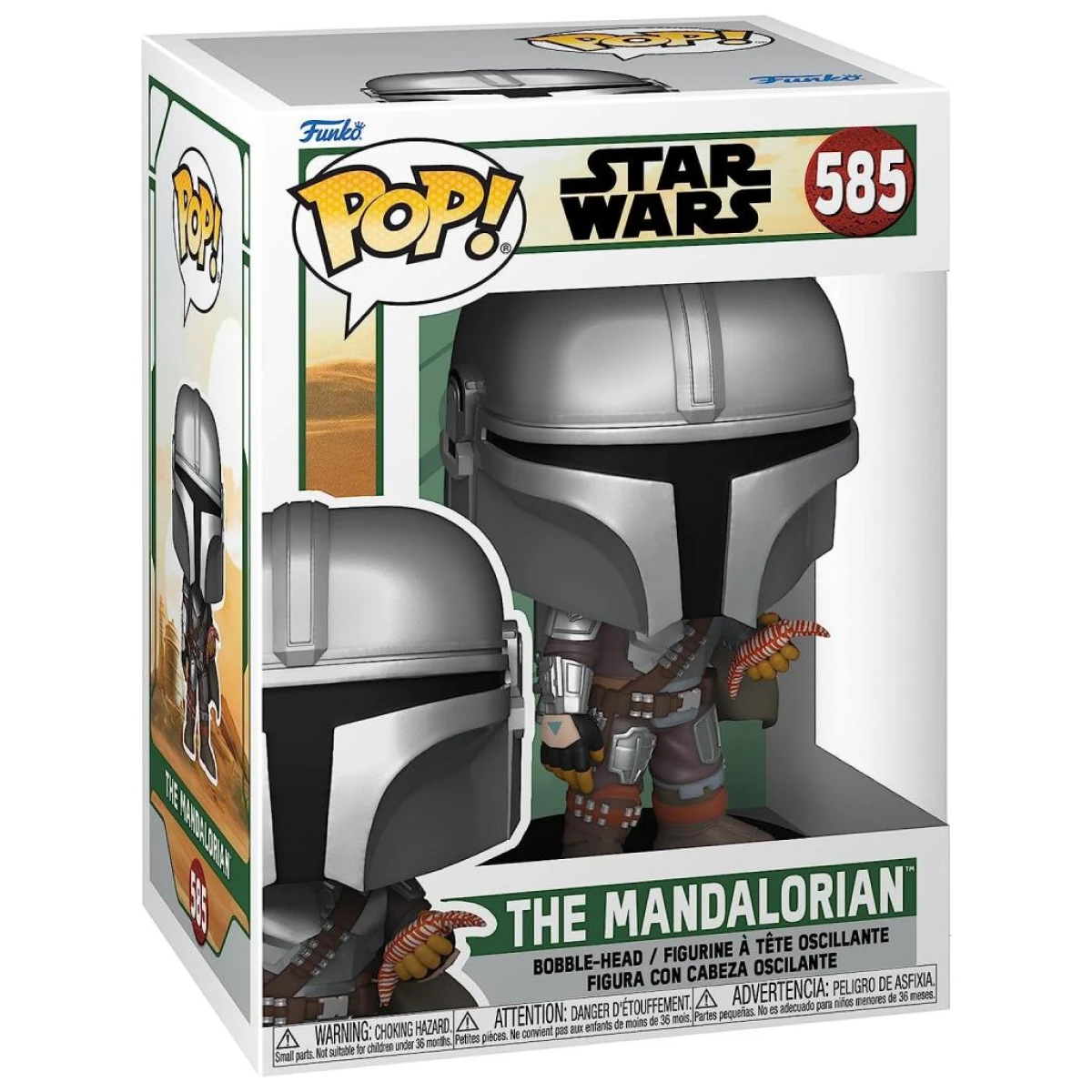Funko Pop Star Wars The Mandalorian with Pouch